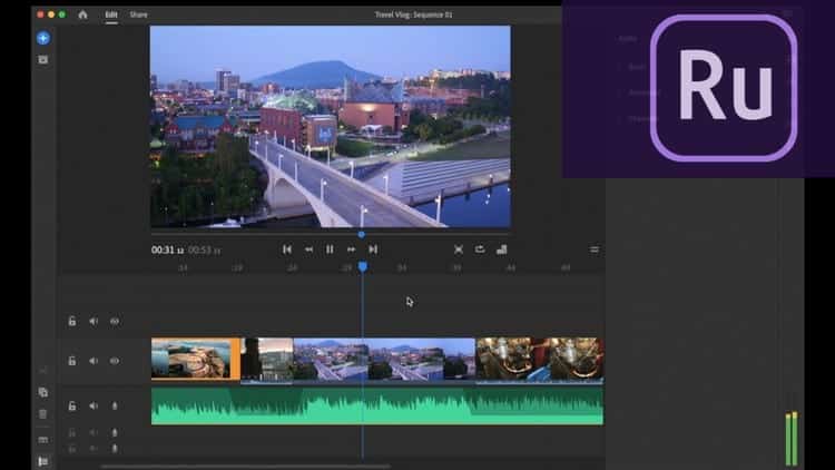 أفضل برامج مونتاج الفيديو -برنامج مونتاج Adobe Premiere Rush