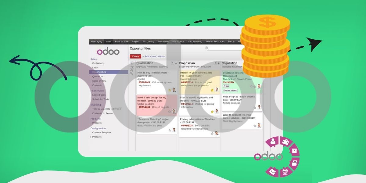 سعر برنامج أودو المحاسبي (خطط وأسعار الإشتراك في نظام Odoo)