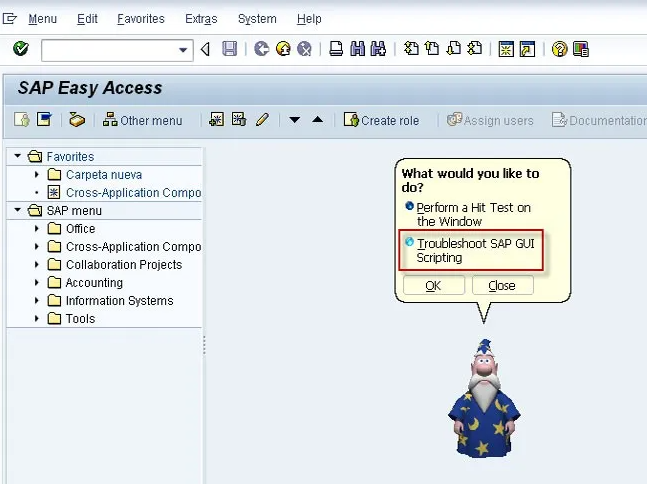نظرة عامة على واجهة المستخدم الرسومية لبرنامج ساب SAP GUI 