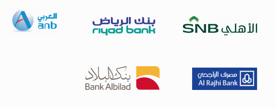 البنوك التي تدعمها بوابة الدفع مُيسّر Moyasar